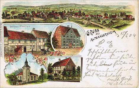 altgandersheim, Postkarte